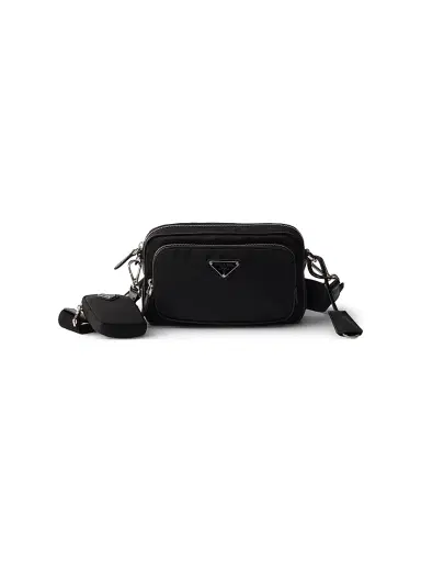 Prada Women's Re-Nylon Mini Shoulder Bag | Thumbnail 1 Prada Women's Re-Nylon Mini Shoulder Bag | Thumbnail 1