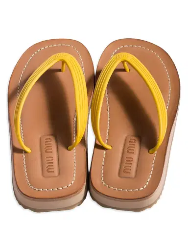 Miu Miu Women's Thong Sandals | Thumbnail 2 Miu Miu Women's Thong Sandals | Thumbnail 2