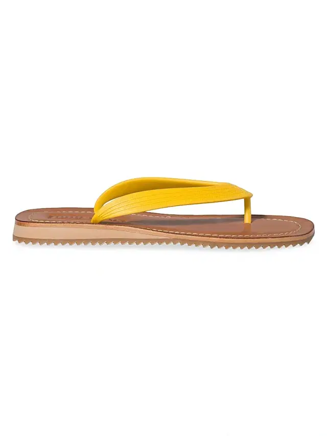 Women's Thong Sandals - Yellow