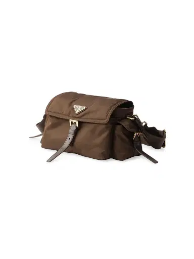 Prada Women's Medium Explore Re-Nylon Shoulder Bag - Dark Brown | Thumbnail 2