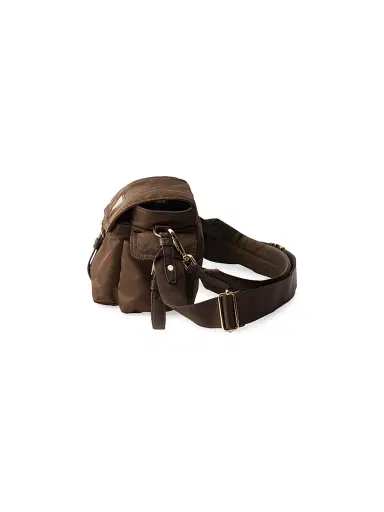 Prada Women's Medium Explore Re-Nylon Shoulder Bag - Dark Brown | Thumbnail 4