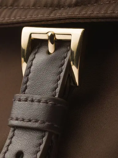 Prada Women's Medium Explore Re-Nylon Shoulder Bag - Dark Brown | Thumbnail 5
