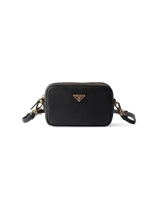 Prada Women's Leather Mini Shoulder Bag - Black
