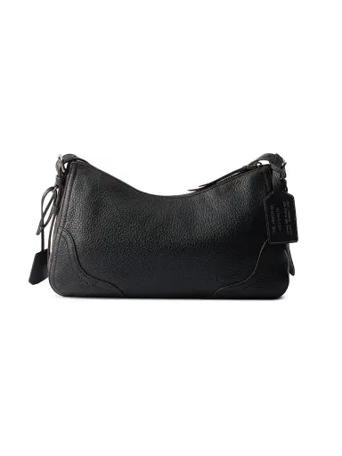 Prada Women's Aimèe Large Leather Shoulder Bag - Black | Thumbnail 5 Prada Women's Aimèe Large Leather Shoulder Bag - Black | Thumbnail 5