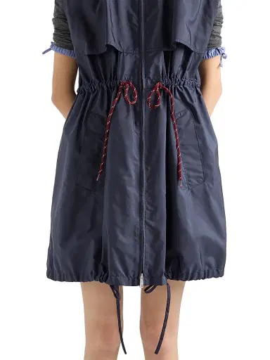Prada Women's Sleeveless Nylon Mini-Dress | Thumbnail 4 Prada Women's Sleeveless Nylon Mini-Dress | Thumbnail 4