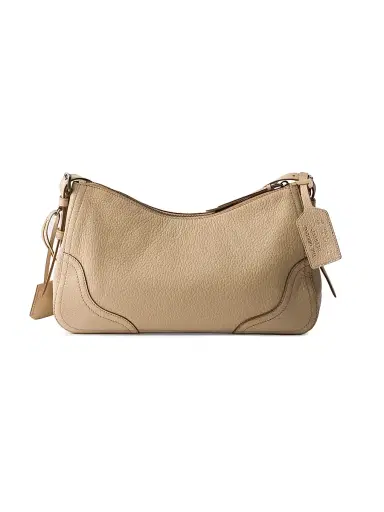 Prada Women's Aimèe Large Leather Shoulder Bag - Beige | Thumbnail 5