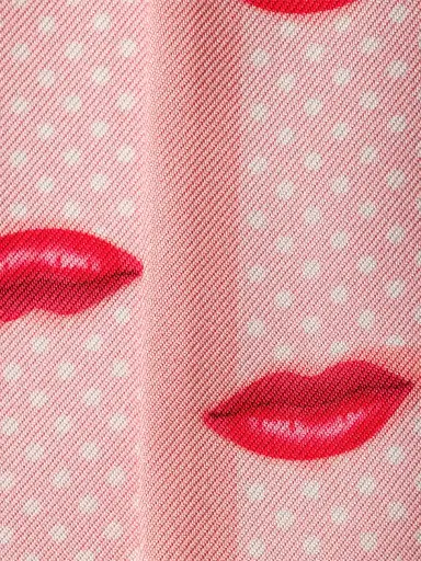 Prada Women's Printed Silk Twill Skinny Scarf | Thumbnail 3 Prada Women's Printed Silk Twill Skinny Scarf | Thumbnail 3
