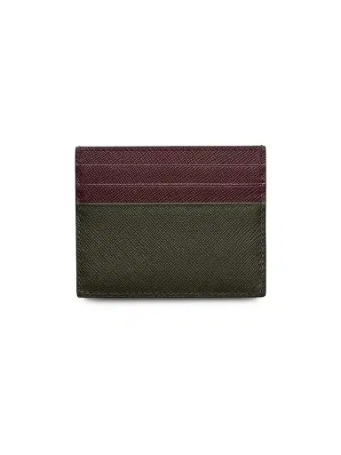 Prada Men's Saffiano Leather Card Holder | Thumbnail 2