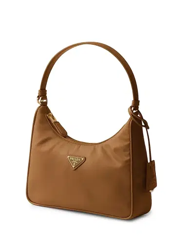 Prada Women's Re-Edition 2005 Re-Nylon and Saffiano Mini Shoulder Bag - Medium Brown | Thumbnail 2