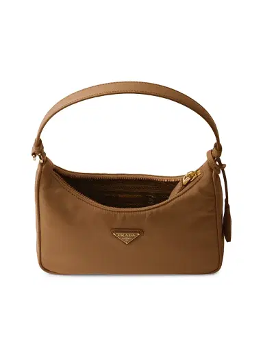 Prada Women's Re-Edition 2005 Re-Nylon and Saffiano Mini Shoulder Bag - Medium Brown | Thumbnail 4