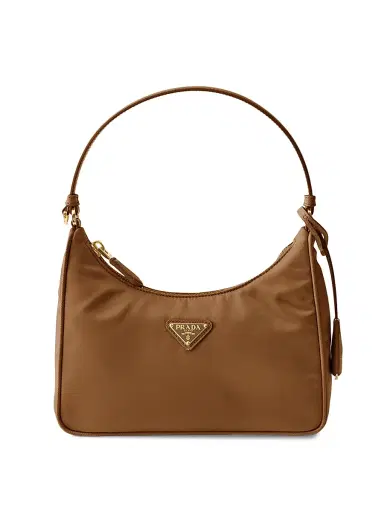 Prada Women's Re-Edition 2005 Re-Nylon and Saffiano Mini Shoulder Bag - Medium Brown | Thumbnail 1
