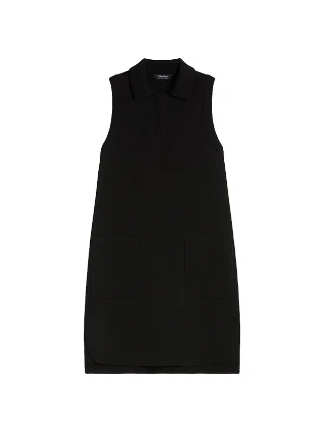 Max Mara Women's Scuba Jersey Polo Dress - Black