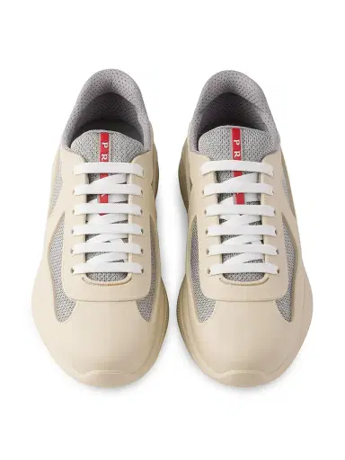 Prada Men's America's Cup Soft Rubber and Bike Fabric Sneakers | Thumbnail 4