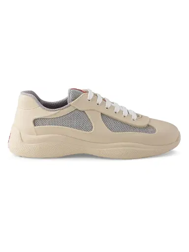 Prada Men's America's Cup Soft Rubber and Bike Fabric Sneakers | Thumbnail 1