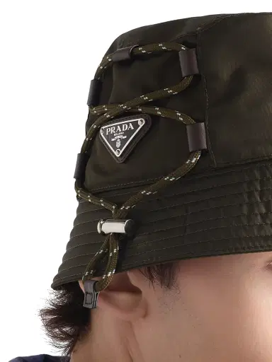 Prada Men's Re-Nylon Bucket Hat - Green - Size XXL | Thumbnail 3 Prada Men's Re-Nylon Bucket Hat - Green - Size XXL | Thumbnail 3