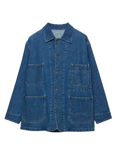 Prada Men's Light Denim Blouson Jacket - Blue - Size XXL | Thumbnail 1