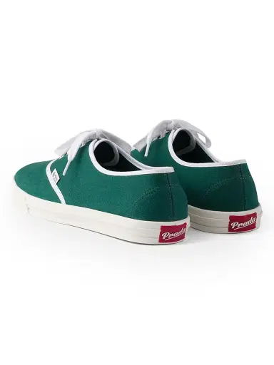 Prada Men's Drill Fabric Sneakers - Green | Thumbnail 3 Prada Men's Drill Fabric Sneakers - Green | Thumbnail 3