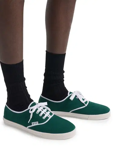 Prada Men's Drill Fabric Sneakers - Green | Thumbnail 7 Prada Men's Drill Fabric Sneakers - Green | Thumbnail 7