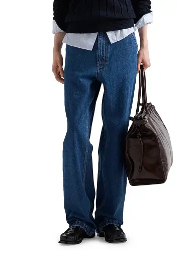 Prada Men's Light Denim Pants - Blue - Size 36 | Thumbnail 2