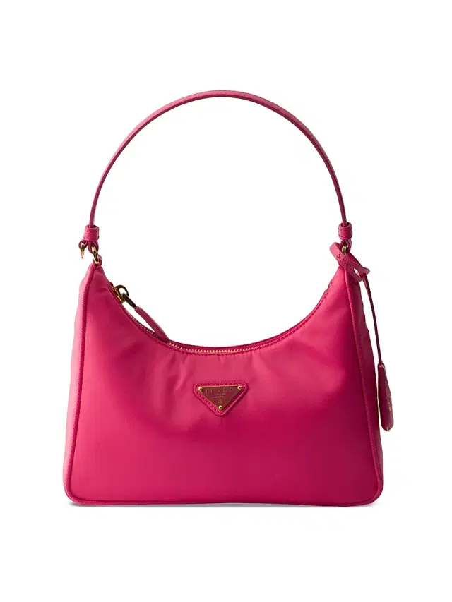 Women's Re-Edition 2005 Re-Nylon and Saffiano Mini Shoulder Bag - Hot Pink