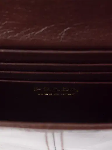 Prada Women's Leather Wallet with Shoulder Strap | Thumbnail 6 Prada Women's Leather Wallet with Shoulder Strap | Thumbnail 6