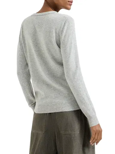 Brunello Cucinelli Women's Cashmere Sweater with Monili | Thumbnail 3 Brunello Cucinelli Women's Cashmere Sweater with Monili | Thumbnail 3