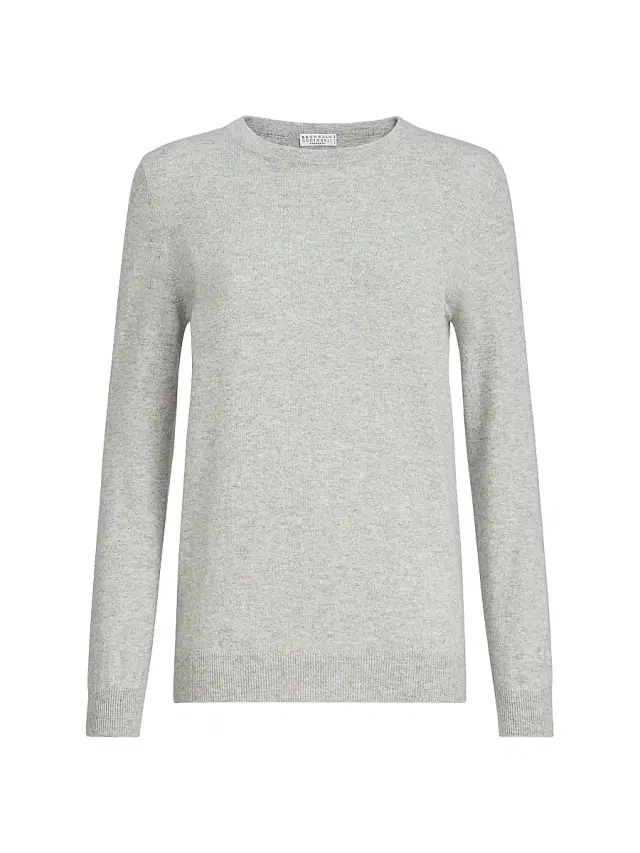 Brunello Cucinelli Women's Cashmere Sweater with Monili