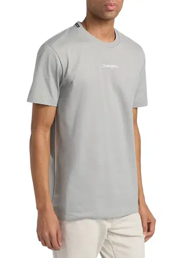 Dolce & Gabbana Men's Embroidered Logo Crewneck T-Shirt - Grigio Chiaro - Size 44 | Thumbnail 4 Dolce & Gabbana Men's Embroidered Logo Crewneck T-Shirt - Grigio Chiaro - Size 44 | Thumbnail 4