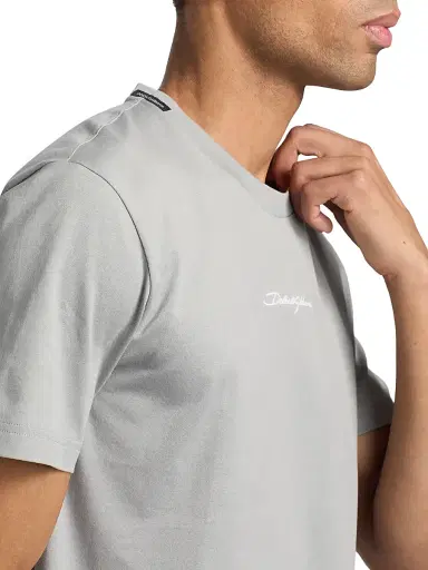 Dolce & Gabbana Men's Embroidered Logo Crewneck T-Shirt - Grigio Chiaro - Size 44 | Thumbnail 6 Dolce & Gabbana Men's Embroidered Logo Crewneck T-Shirt - Grigio Chiaro - Size 44 | Thumbnail 6