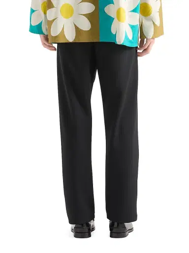 Prada Men's Technical Jersey Pants - Black - Size XL | Thumbnail 3