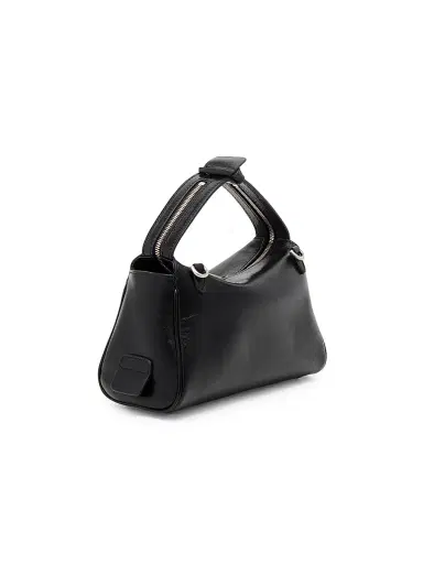 Dolce & Gabbana Women's Vittoria Mini Leather Top Handle Bag - Nero Ottone Vintage | Thumbnail 5 Dolce & Gabbana Women's Vittoria Mini Leather Top Handle Bag - Nero Ottone Vintage | Thumbnail 5