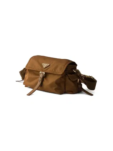 Prada Women's Medium Explore Re-Nylon Shoulder Bag - Brown | Thumbnail 2