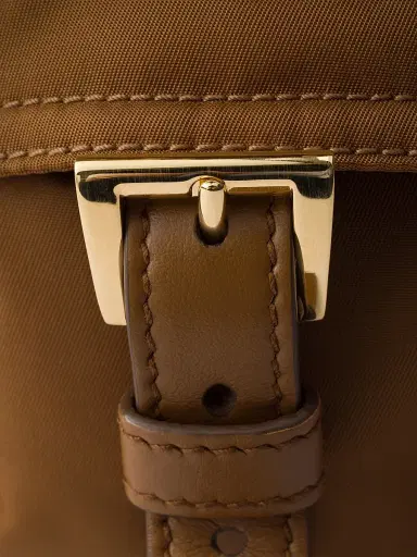 Prada Women's Medium Explore Re-Nylon Shoulder Bag - Brown | Thumbnail 6