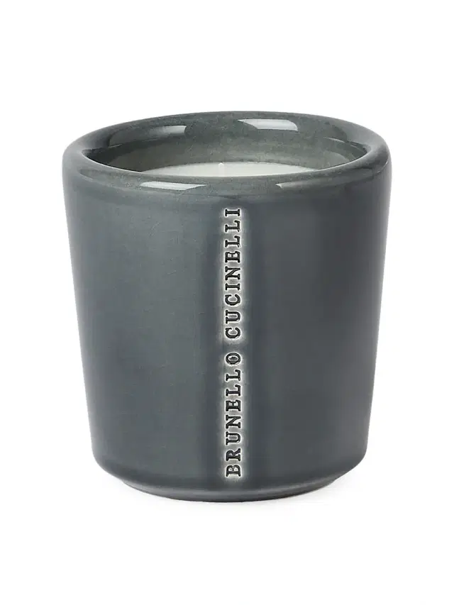 Brunello Cucinelli Scented Candle in Craquelé Ceramic Vessel