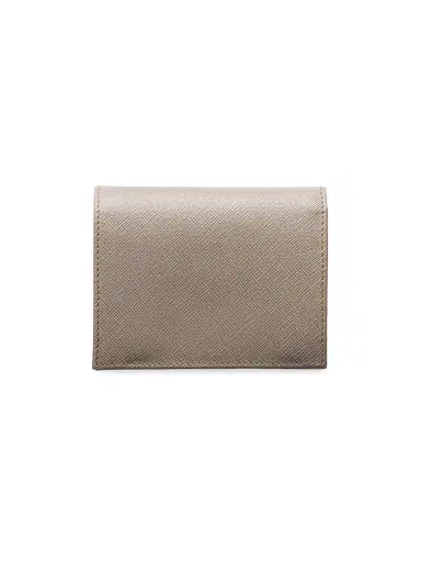 Prada Women's Small Saffiano Leather Wallet - Grey | Thumbnail 3 Prada Women's Small Saffiano Leather Wallet - Grey | Thumbnail 3