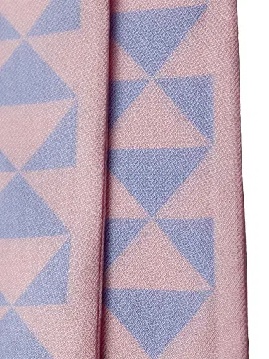 Prada Women's Skinny Printed Silk Twill Rectangular Scarf | Thumbnail 3
