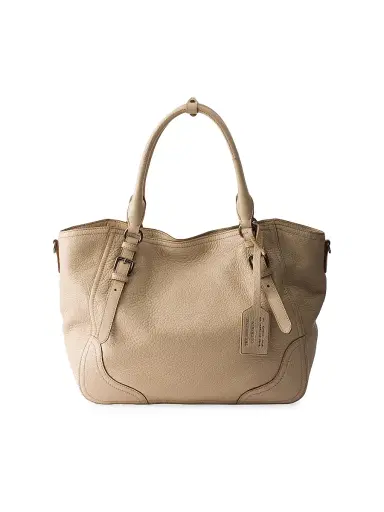 Prada Women's Large Leather Tote Bag - Beige Khaki | Thumbnail 5