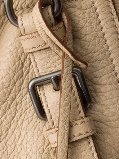 Prada Women's Large Leather Tote Bag - Beige Khaki | Thumbnail 7
