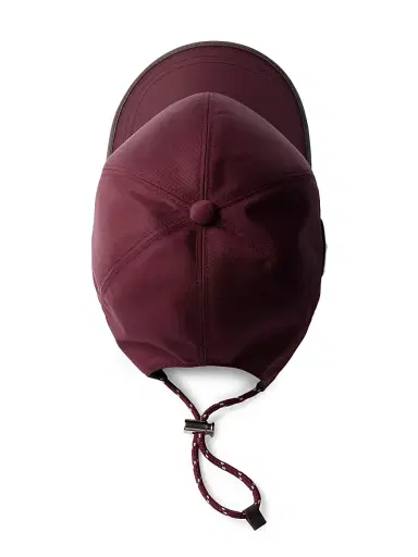 Prada Men's Re-Nylon Baseball Cap - Dark Red - Size XL | Thumbnail 2
