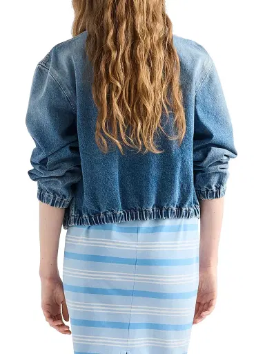 Prada Women's Denim Jacket - Blue | Thumbnail 4 Prada Women's Denim Jacket - Blue | Thumbnail 4