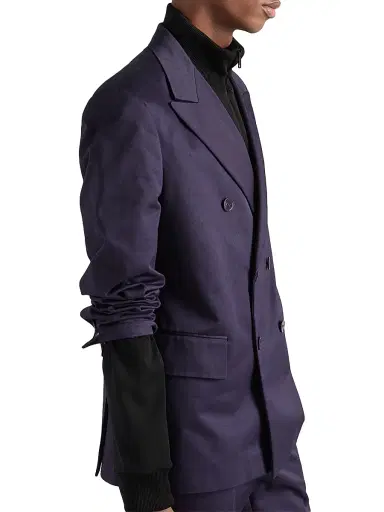 Prada Men's Technical Jersey Blouson Jacket - Black - Size XXXL | Thumbnail 3 Prada Men's Technical Jersey Blouson Jacket - Black - Size XXXL | Thumbnail 3