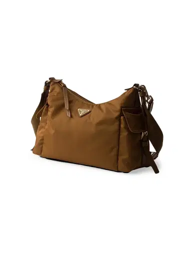 Prada Women's Explore Large Re-Nylon and Leather Shoulder Bag - Brown | Thumbnail 2 Prada Women's Explore Large Re-Nylon and Leather Shoulder Bag - Brown | Thumbnail 2