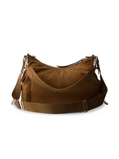 Prada Women's Explore Large Re-Nylon and Leather Shoulder Bag - Brown | Thumbnail 3 Prada Women's Explore Large Re-Nylon and Leather Shoulder Bag - Brown | Thumbnail 3