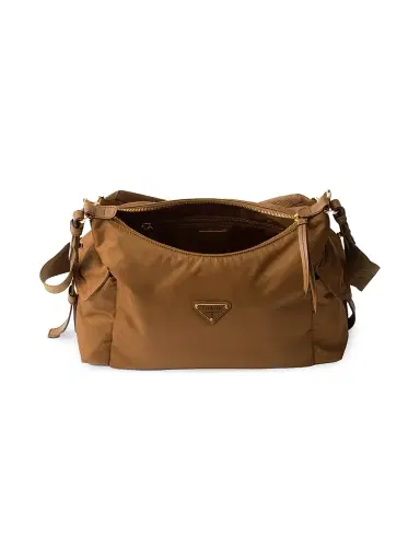 Prada Women's Explore Large Re-Nylon and Leather Shoulder Bag - Brown | Thumbnail 4 Prada Women's Explore Large Re-Nylon and Leather Shoulder Bag - Brown | Thumbnail 4