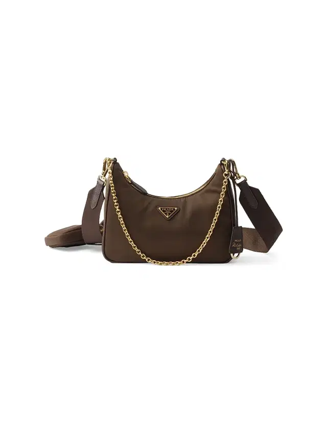 Prada Women's Re-Edition 2005 Re-Nylon Bag - Dark Brown