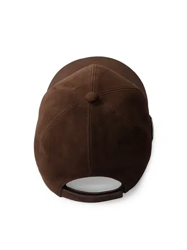 Prada Men's Suede Baseball Cap - Dark Brown - Size XXL | Thumbnail 2