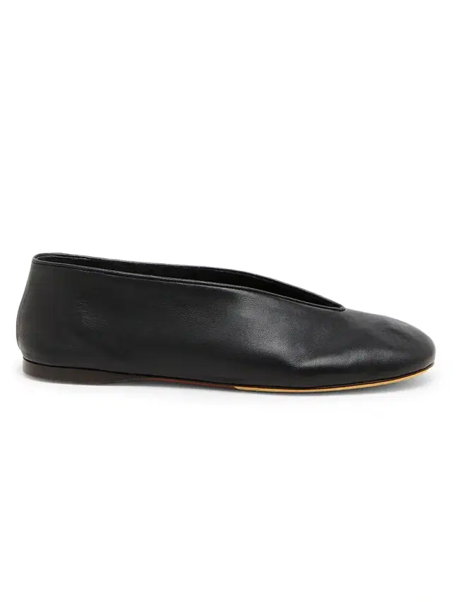 Moschino Women's Duck Leather Flats - Black