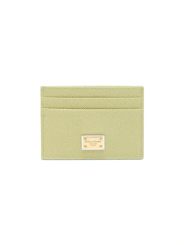 Women's Leather Card Holder - Salvia
