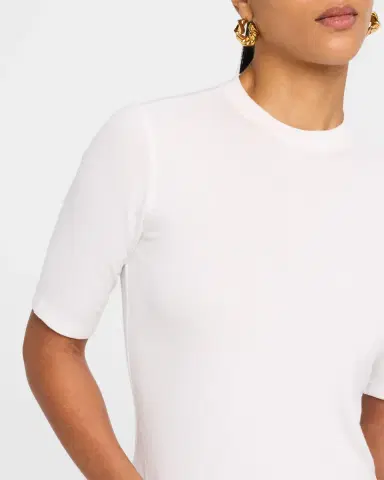 FRAME Ribbed Crewneck Tee | Thumbnail 5