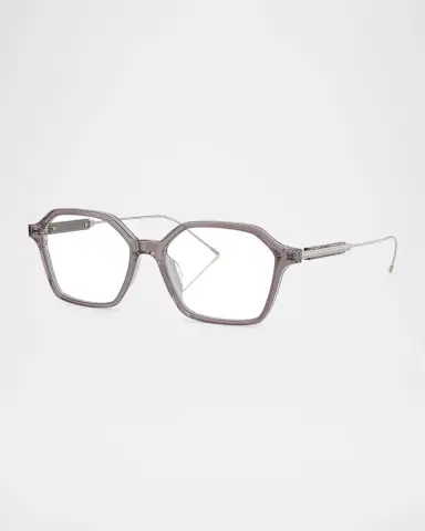 Brunello Cucinelli BC3009 Geometric Blue Light Glasses | Thumbnail 2